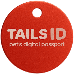 Crimson Chaos QR pet tag