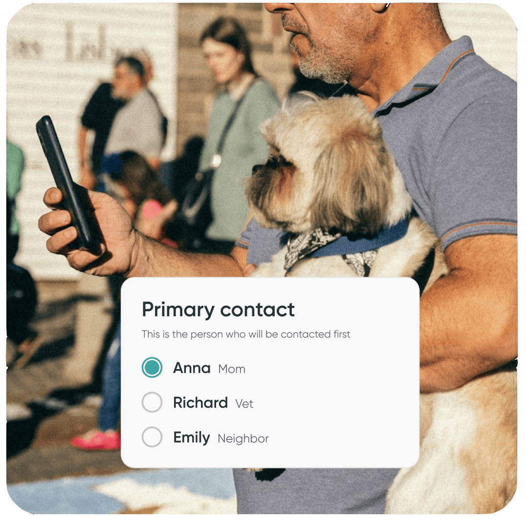 Add contact details